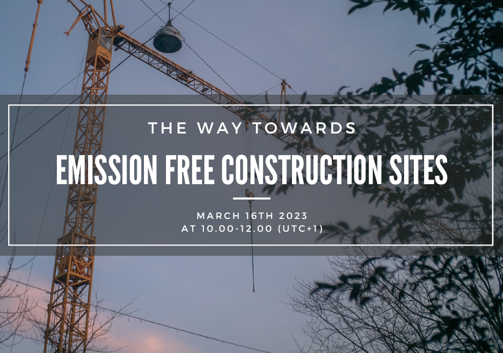 The way towards emission-free construction sites
