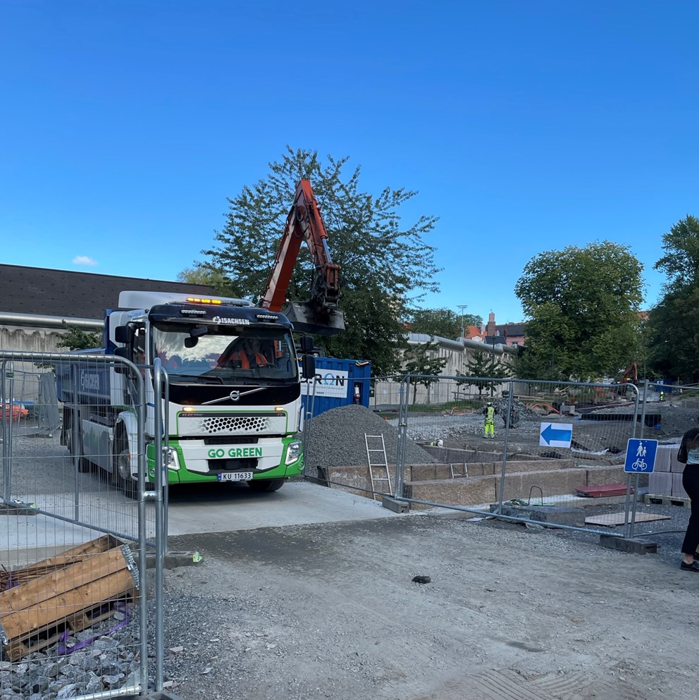 Emission free construction site in Oslo
