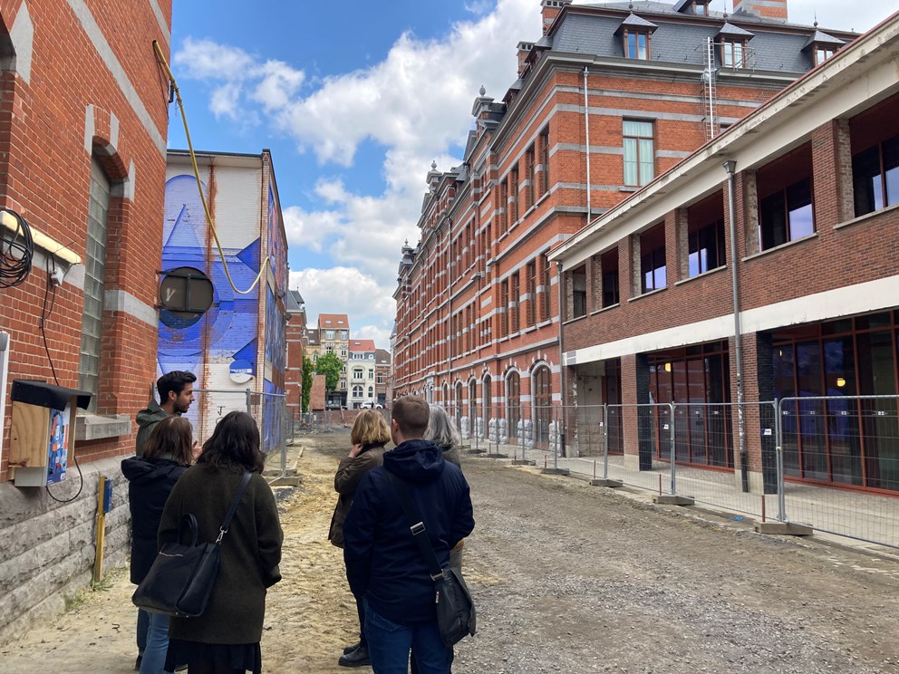 Usquare site visit in Brussels