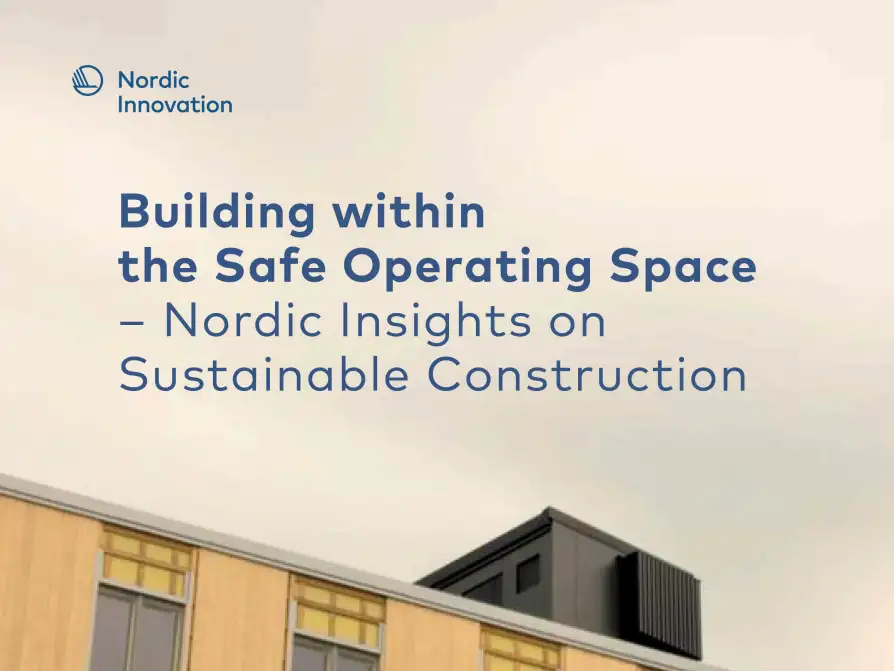 Building within the safe operating space